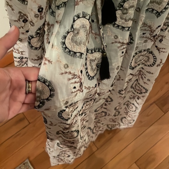 💓Zimmerman off shoulder dress embroidered pockets& long sleeve - Picture 4 of 9